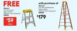 Lowe's 8-ft NXT1A Fiberglass Step Ladder (300-lb Load Capacity) offer