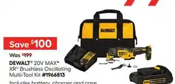 Lowe's 20V MAXF XR Brushless Oscillating Multi-Tool Kit offer