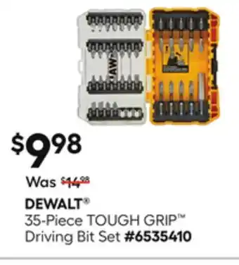 Lowe's 35-Piece TOUGH GRIP Driving Bit Set offer