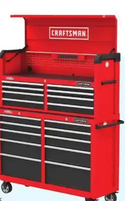 Lowe's 52-in 10-Drawer Steel Rolling Tool Cabinet offer