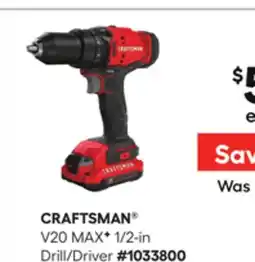 Lowe's V20 MAXF 1/2-in Drill/Driver offer