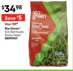 Lowe's 5-lb Bermuda Grass Seed offer