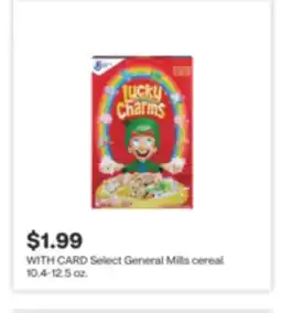 CVS Select General Mills cereal 10.4-12.5 oz offer