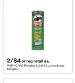 CVS Pringles 5.2-6.42 oz offer