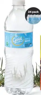 CVS Gold Emblem purified water 24 pk., 16.9 oz bottles offer