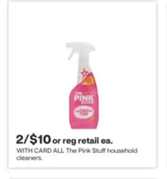 CVS The Pink Stuff household cleaners offer