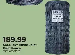 Runnings 47 Hinge Joint Field Fence offer