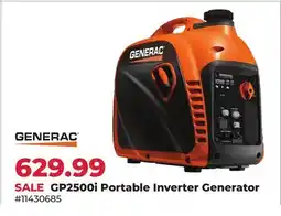 Runnings Generac GP2500i Portable Inverter Generator offer