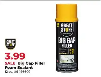 Runnings Big Gap Filler Foam Sealant offer