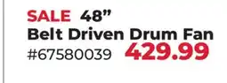 Runnings 48 Belt Driven Drum Fan offer