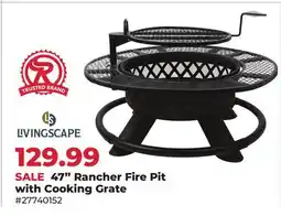 Runnings 47 Rancher Fire Pit with Cooking Grate offer