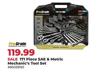 Runnings Pro-Grade 171 Piece SAE & Metric Mechanic's Tool Set offer