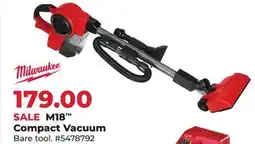 Runnings M18 Compact Vacuum offer