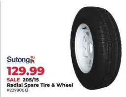 Runnings 205/15 Radial Spare Tire & Wheel offer