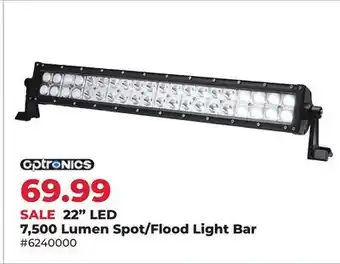 Runnings 22 LED 7, 500 Lumen Spot/Flood Light Bar offer