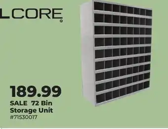 Runnings Steel core 72 Bin Storage Unit offer