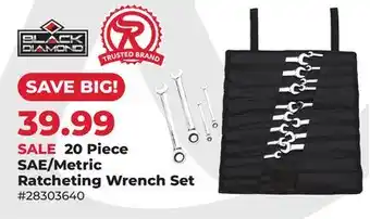 Runnings 20 Piece SAE/Metric Ratcheting Wrench Set offer