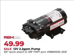 Runnings 12V 2.2gpm Pump offer