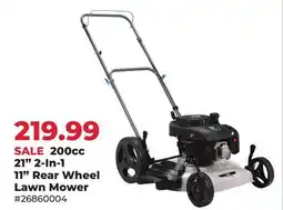Runnings 200cc 21 2-In-1 11 Rear Wheel Lawn Mower offer