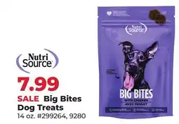 Runnings NutriSource Big Bites Dog Treats offer