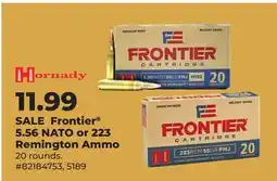 Runnings Frontier 5.56 NATO or 223 Remington Ammo offer