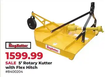 Runnings 5' Rotary Kutter with Flex Hitch offer