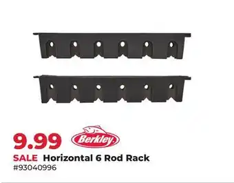 Runnings Berkley Horizontal 6 Rod Rack offer