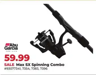 Runnings Max SX Spinning Combo offer