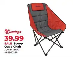 Runnings Scoop Quad Chair offer