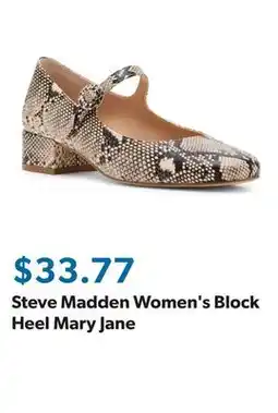 Sam's Club Steve Madden Women's Block Heel Mary Jane offer