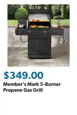 Sam's Club Member's Mark 5-Burner Propane Gas Grill offer