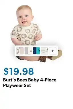 Sam's Club Burt's Bees Baby 4-Piece Playwear Set offer