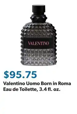 Sam's Club Valentino Uomo Born in Roma Eau de Toilette, 3.4 fl. oz offer