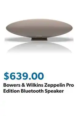 Sam's Club Bowers & Wilkins Zeppelin Pro Edition Bluetooth Speaker offer