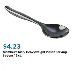 Sam's Club Member's Mark Heavyweight Plastic Serving Spoons 12 ct offer