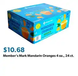 Sam's Club Member's Mark Mandarin Oranges 4 oz., 24 ct offer