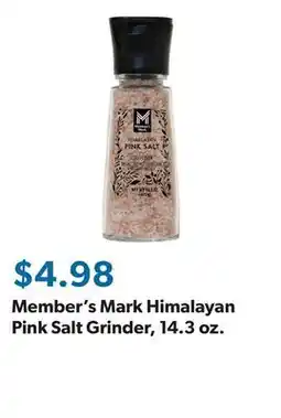 Sam's Club Member's Mark Himalayan Pink Salt Grinder, 14.3 oz offer