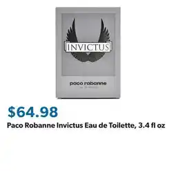 Sam's Club Paco Robanne Invictus Eau de Toilette, 3.4 fl oz offer