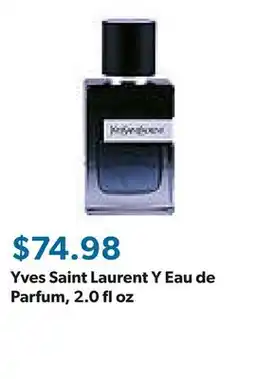 Sam's Club Yves Saint Laurent Y Eau de Parfum, 2.0 fl oz offer