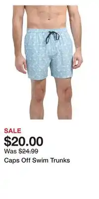 TJ Maxx Caps Off Swim Trunks offer