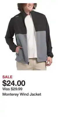 TJ Maxx Monterey Wind Jacket offer