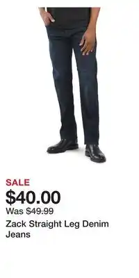 TJ Maxx Zack Straight Leg Denim Jeans offer