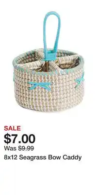 TJ Maxx 8x12 Seagrass Bow Caddy offer