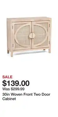 TJ Maxx 30in Woven Front Two Door Cabinet offer