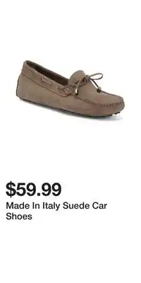TJ Maxx Made In Italy Suede Car Shoes offer