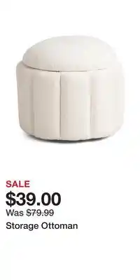 TJ Maxx Storage Ottoman offer