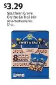 Aldi Southern Grove On the Go Trail Mix offer
