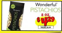 Ollie's Wonderful PISTACHIOS offer