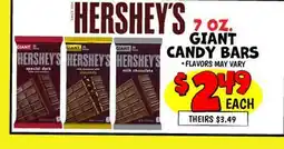 Ollie's 7 OZ. GIANT CANDY BARS offer