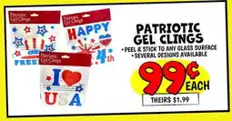 Ollie's PATRIOTIC GEL CLINGS offer